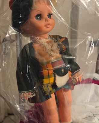 bambola scozzese vintage