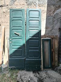 portone in legno