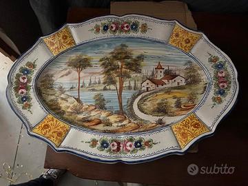 Piatto porcellana Deruta