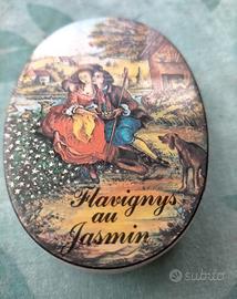 COPPIA DI SCATOLETTE DI LATTA DA COLLEZIONE 