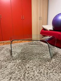 Tavolino in cristallo