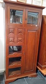 ANTICA CASSETTIERA IN LEGNO MASSICCIO DI NOCE