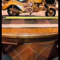 Riproduzione moto Harley Davidson in legno di Mang
