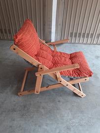 Poltrona Relax sedia sdraio Alessia nuova 