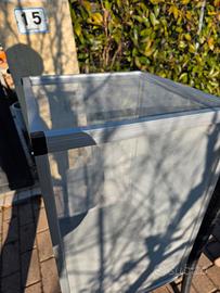 Terrario  rete completo lampada Arcadia e riscald.