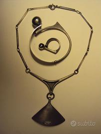 Gioielli vintage : "Parure O.P Orlandini 1970".