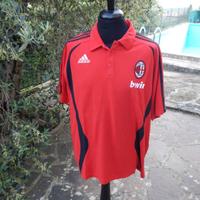 Polo Adidas "Ufficiale" Milan AC Team - Vintage