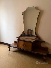 Camera da letto completa in radica – Anni '50