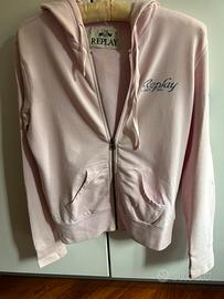 Felpa Replay cotone rosa S