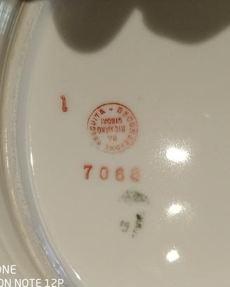 servizio piatti Richard Ginori inizio 900