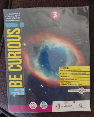 libro di testo " BE CURIOUS! " volume 3