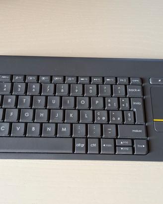 Logitech K400 Plus Tastiera Wireless Touch
