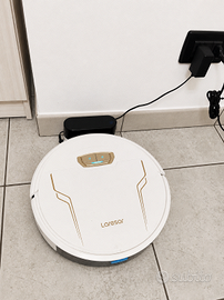 Robot aspirapolvere Laresar con base di ricarica –