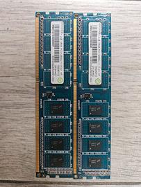 4gb - 2x Ramaxel DDR3 2GB PC3-12800U