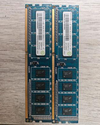 4gb - 2x Ramaxel DDR3 2GB PC3-12800U