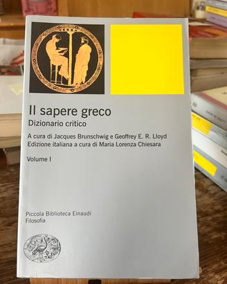 Il sapere greco Brunschwig