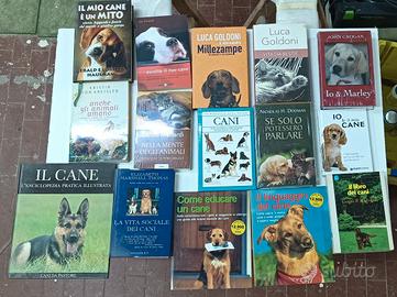 Lotto di 15 libri su cani e comportamento