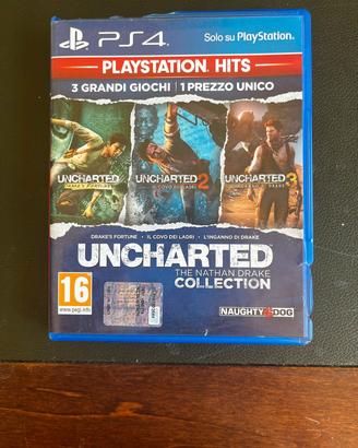 Uncharted 1+2+3 per PS4
