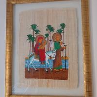 Quadro in pergamena immagine sacra