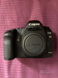 Canon 5D Mark II Full frame + batterie e schede