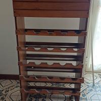 portabottiglie in legno