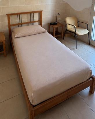 Letto singolo legno