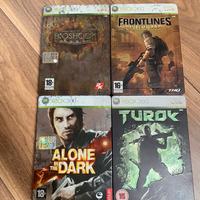 set 4 giochi edizioni steelbook Xbox 360