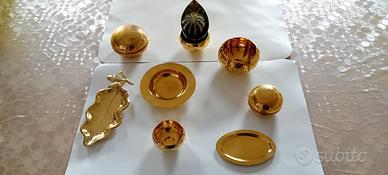 Ciotole ottone e argento uso vario
