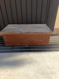 cassa panca in legno 