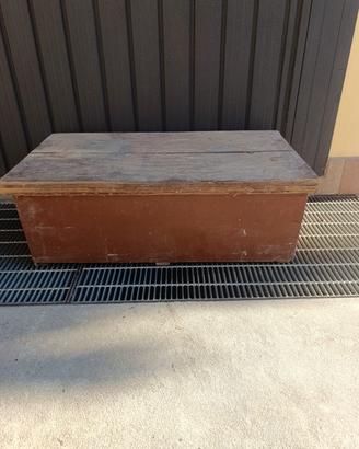 cassa panca in legno 
