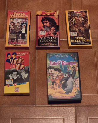 VHS Film e cartoni animati 