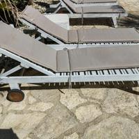 Lettini piscina legno