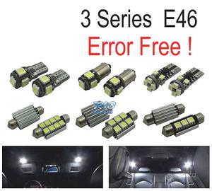 KIT 20 LAMPADE LED INTERNE BMW E46 M3 318I 318TI 3