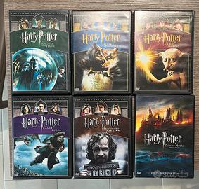 Lotto 6 DVD Harry Potter