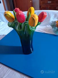 vetro murano e fiori in legno di Amsterdam 