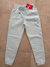 Pantaloni della tuta donna sportivi celesti Puma