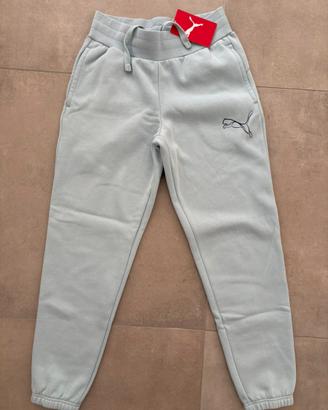 Pantaloni della tuta donna sportivi celesti Puma