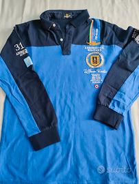 polo maniche lunghe, 100% cotone 