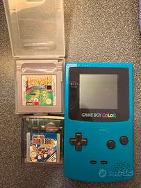 Game Boy Color originale funzionante + giochi