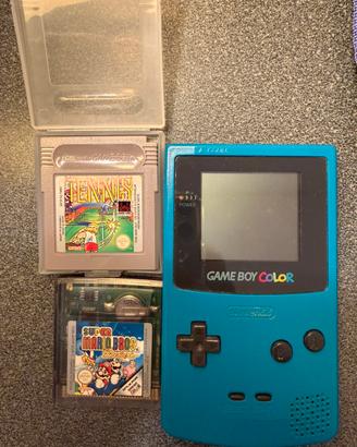 Game Boy Color originale funzionante + giochi