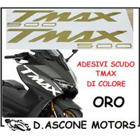 coppia adesivi scudo tmax 500 oro