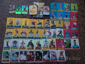 Lotto Dragonball lamincards e lenticular lamincard