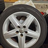 N°4 cerchi 16" Audi A4 + ruota di scorta 15"