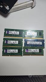 schede ram per pc portatili  piccoli 