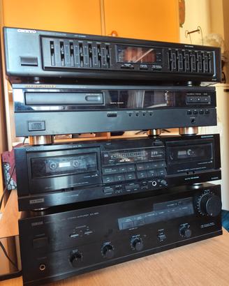 Impianto Stereo Vintage Onkyo,Marantz,Yamaha,bose