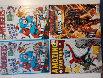 Lotto fumetti Spiderman Deadpool WolverineAvengers