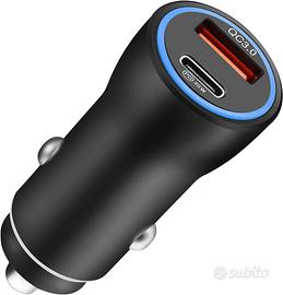 Caricabatterie Auto doppia porta USB C Fast Charge - Telefonia In vendita a  Salerno
