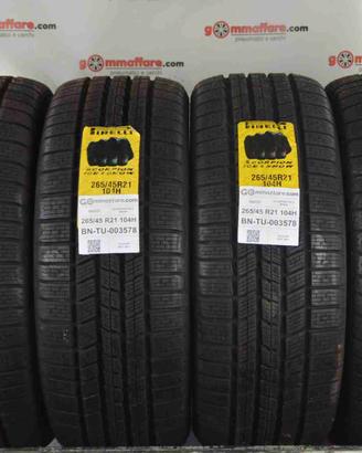 4 Pneumatici 265/45 R21 Pirelli Scorpion Ice E Sno