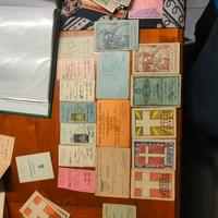 lotti tessere e materiale 