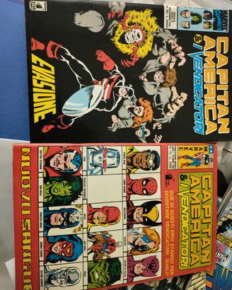 Fumetti vintage captain america e i vendicatori
An